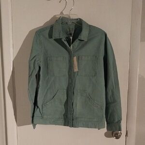 NWT Universal Thread Green Jean Jacket